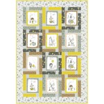 Block Talk Quilt by Swirly Girls Design /45"x66"