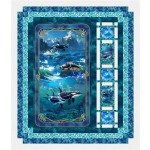 Under the Sea Quilt feat. Wilderness in Motion by Project House 360- free pattern available April 2026