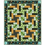 Happy Critters Wild Party Quilt by Joy Heimark /40"x48"