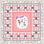 Snow Fun Quilt by Christine Stainbrook 49"x49" 