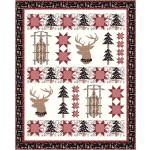 winter holiday winter solstice quilt by coach house designs /58"x72"