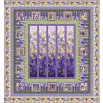 wisteria lane quilt by the whimsical workshop- free pattern available in February, 2024