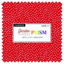 GARDEN PINDOT PRISM 5" CHARM- 42 PCS