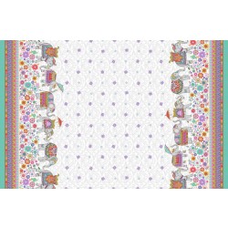 ELEPHANT PARADE-DOUBLE BORDER-24" REPEAT