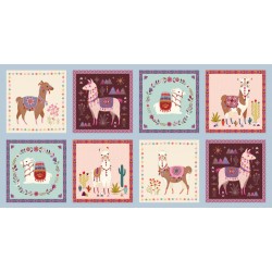 LLAMA PANEL -24" repeat 