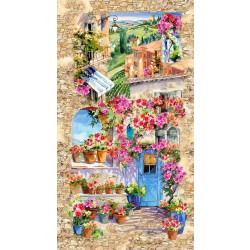 UNDER THE TUSCAN SUN PANEL - 24" REPEAT