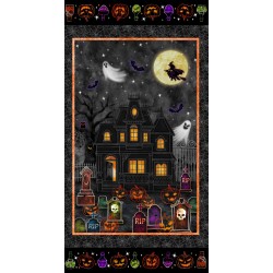 BOO TOWN PANEL -24" REPEAT