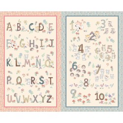 ALPHABET AND NUMBER PANEL-36" REPEAT