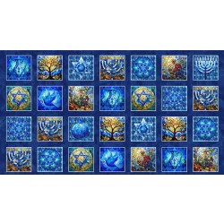 CELESTIAL HANUKKAH 44'' X 24''