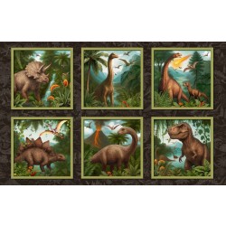 PREHISTORIC PLANET PANEL 44'' X 28''