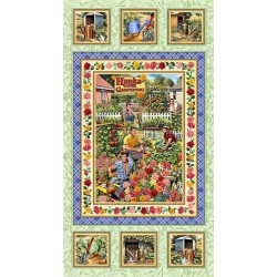 HUNKS GONE GARDENING PANEL 24'' REPEAT