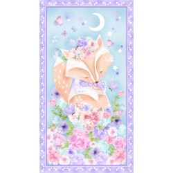 FOX IN THE GARDEN -24" panel
