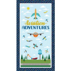 AVIATION ADVENTURE PANEL - 24" REPEAT