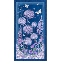 BEAU ALLIUM PANEL-24" REPEAT