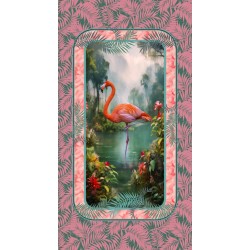 DECO PLUME LAGOON PANEL-24" REPEAT