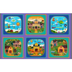 FIELDS OF DELIGHT PANEL 28''X44''