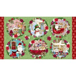 FESTIVE FRIENDS PANEL 44''X 24''