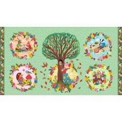 UNDER THE FOREST TREE PANEL 44'' X 24''