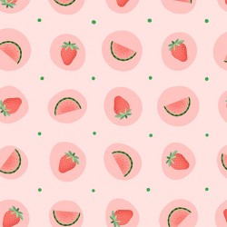 MELONBERRY ON MINKY  - 24 yard minimum - Contact your account manager to purchase