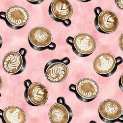 LATTE LOVE ON MINKY - 24 yard minimum - Contact your account manager to purchase