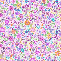 ENCHANTED GARDEN on 108" WIDE BACKS