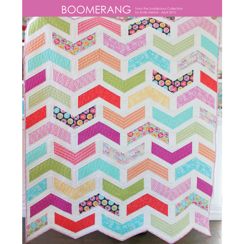 Boomerang Quilt by Emily Herrick pattern available at