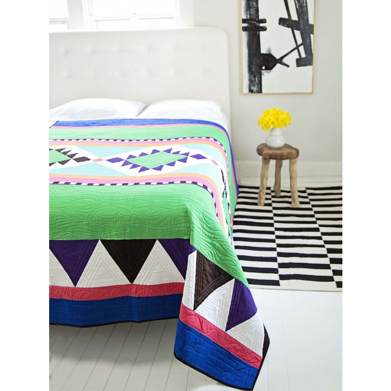 Fiesta Blanket Quilt by Stephanie Kendron Lucy Edson