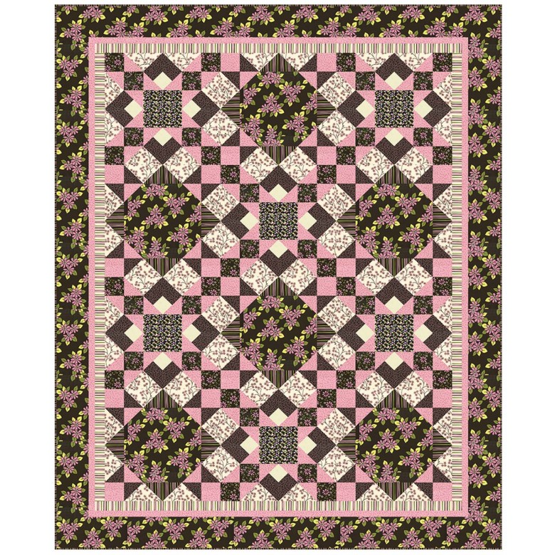 Wildflower Quilt by Heidi Pridemore / 69x87"