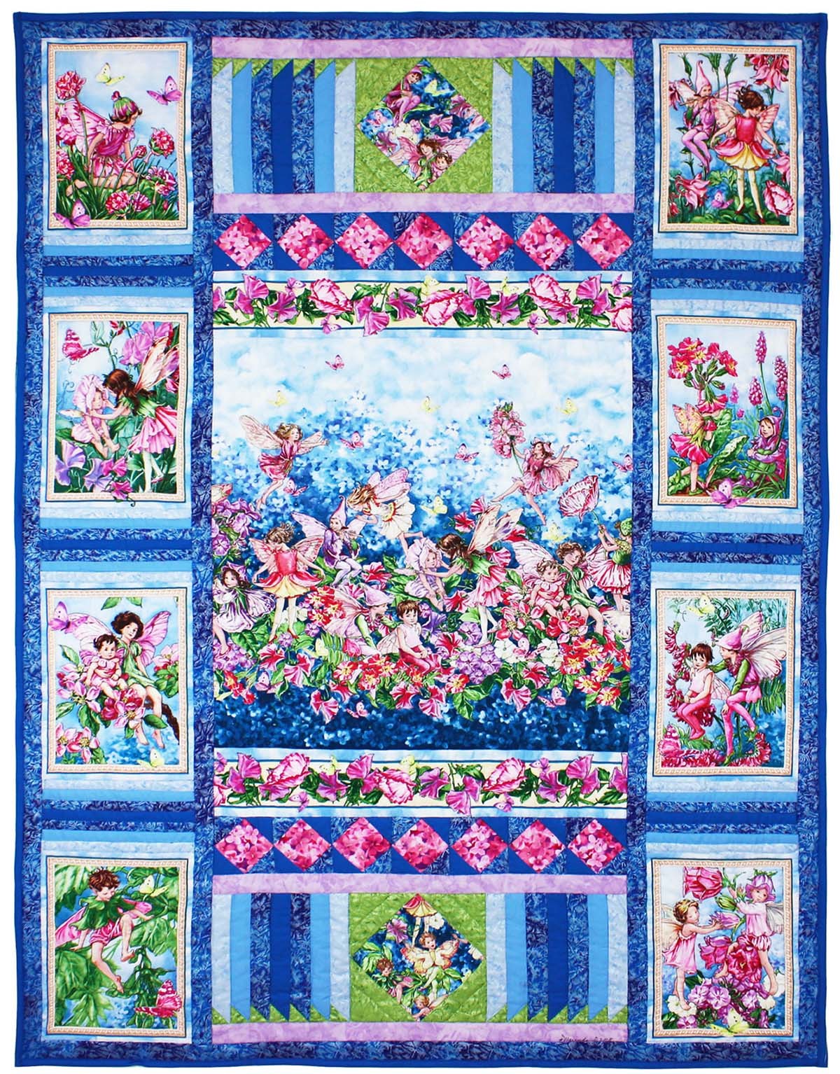 Fairy Whispers Quilt by Marinda Stewart whisper fairies