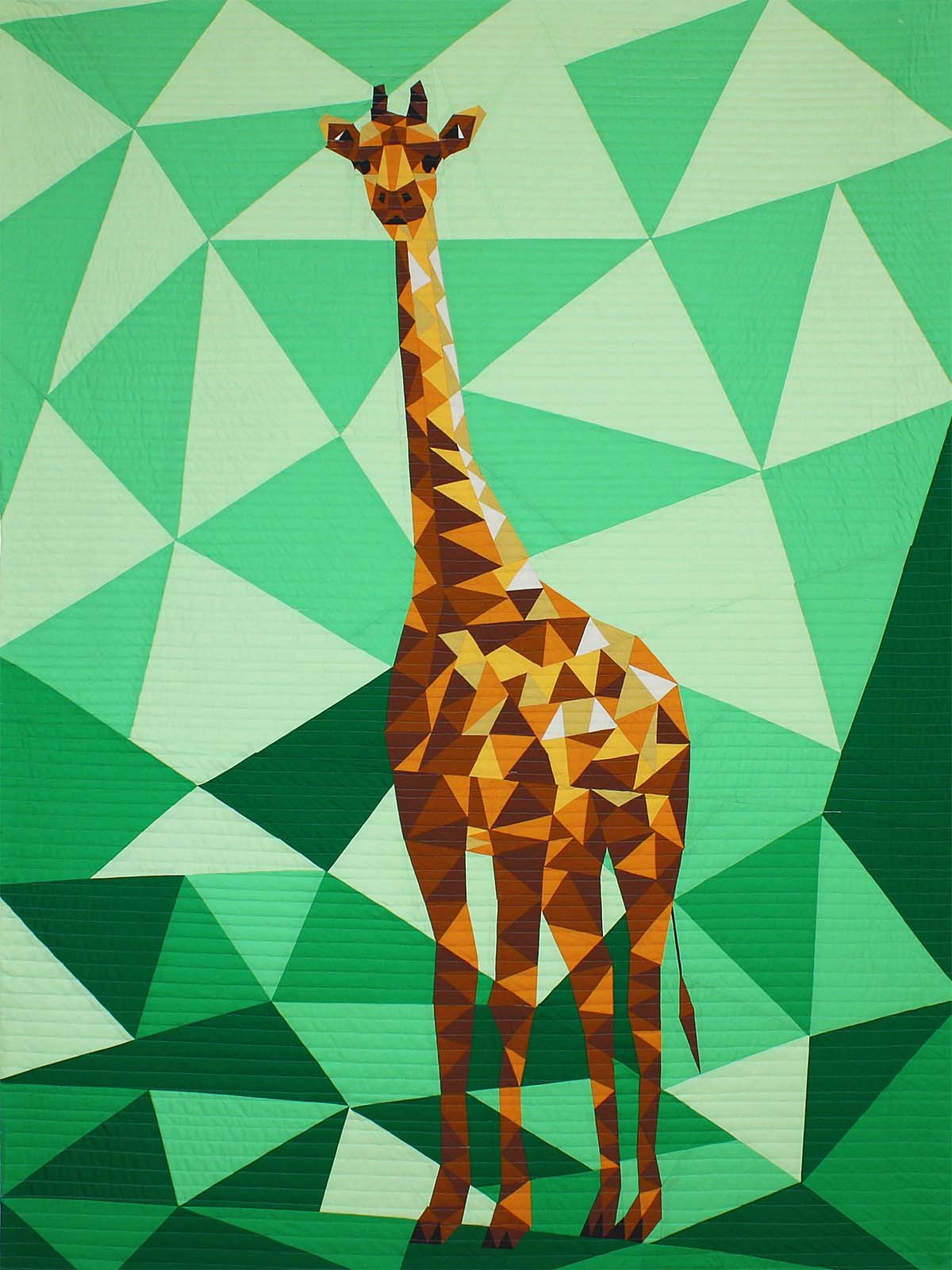 Jungle Abstractions The Giraffe By Violet Craft