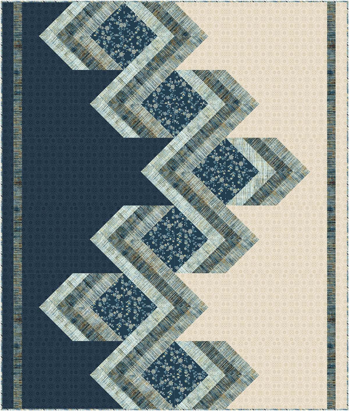 Leading edge hampton court by Canuck Quilter Designs Kitting Guide