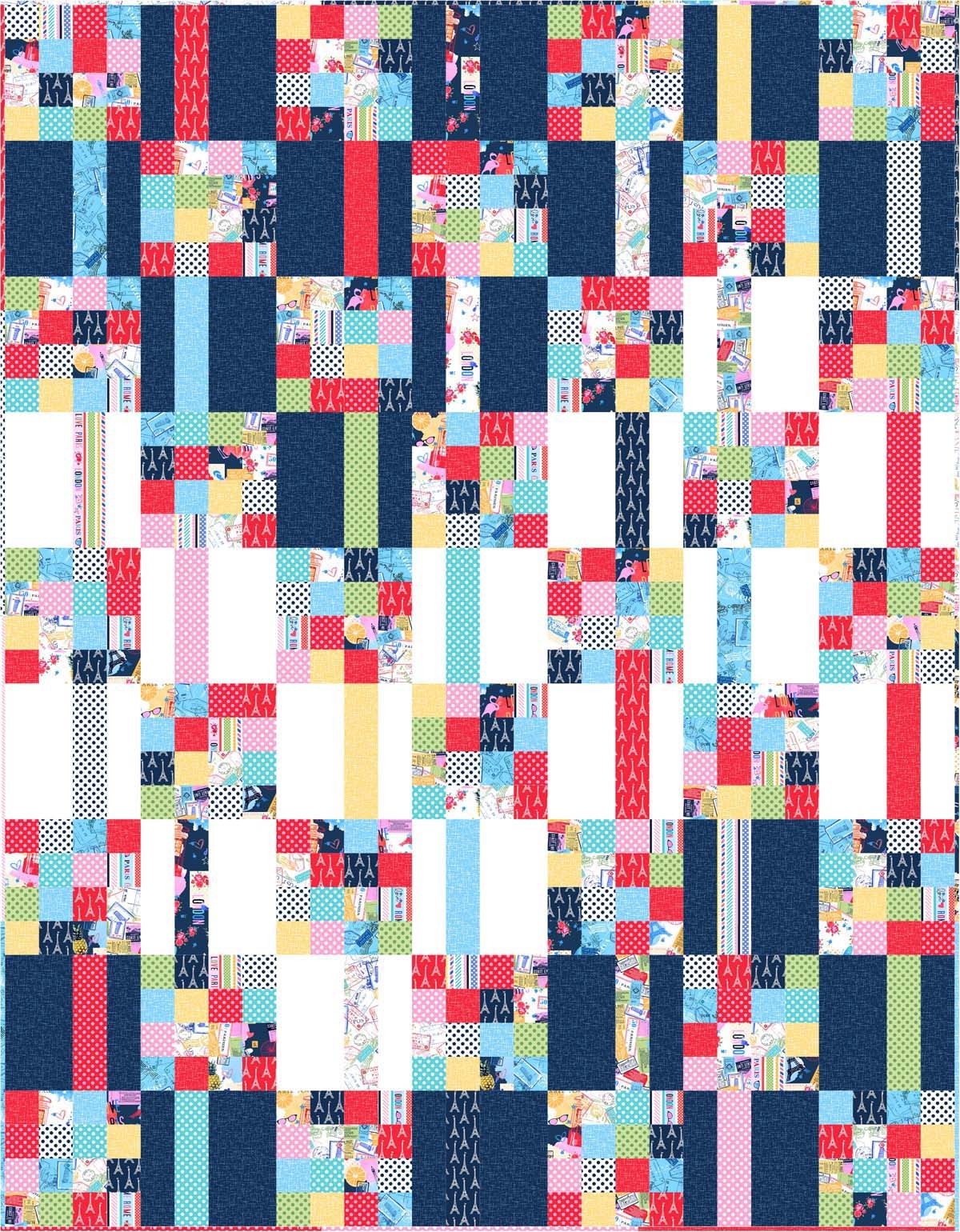 Meander Lap Quilt by Seams Like a Dream Wanderlust