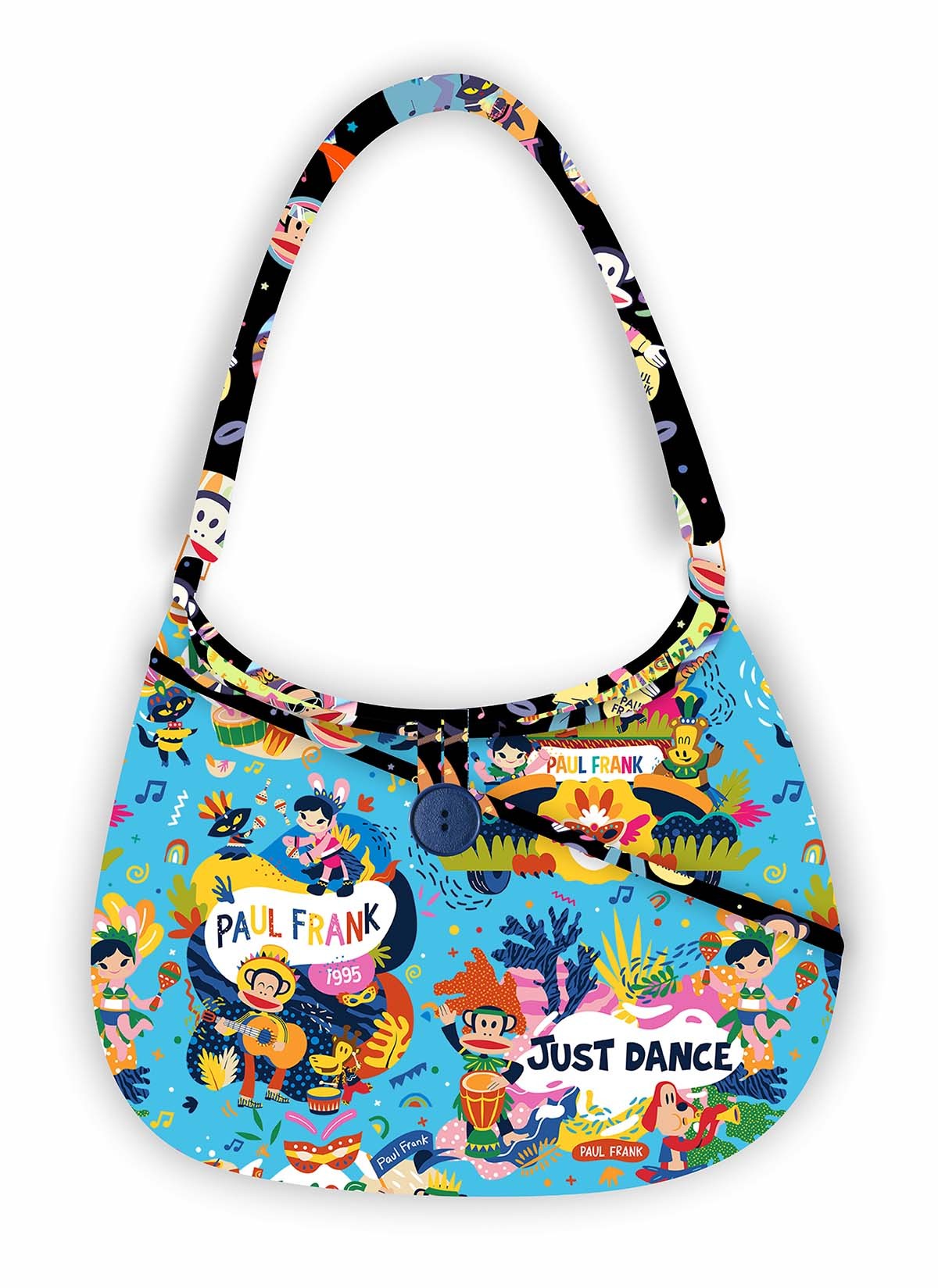 Going Places Hobo Bag - Paul Frank by Poorhouse Quilt