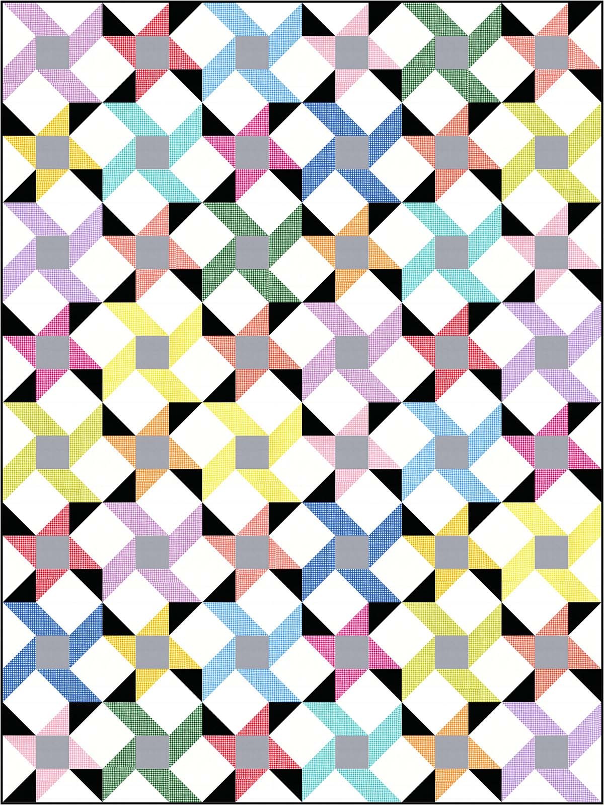 Sway Quilt by Charisma Horton gingham play basics