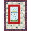 Flying High Stars Quilt feat. Aviation Adventure by Ladeebug Design