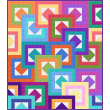 All Stacked Up - Coco Quilt by Colourwerx 57"x65"
