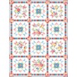 Cottage Rose Quilt by Heidi Pridemore /50"x65.5"