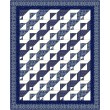 Unhinged quilt feat. Cottagecore Blue by Carolyns in Stitches