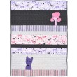 Dog Walk Thick & Thin Quilt by Wendy Gratz /36"x48"