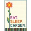 Eat, Sleep, garden Quilt by Hunter's Design Studio /50"x70"