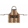 Home and Garden Apron feat. espresso yourself By Poorhouse Quilt Design  