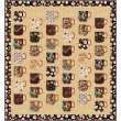 Let's meet for coffee quilt feat. espresso yourself By Natalie Crabtree   - Free Pattern Available in September, 2024