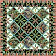 tropical enchantment - exotica by marsha evans moore /72.5"x72.5" 