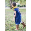 Eyelet Kids Dress - Midnite