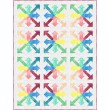 Rainbow Arrows -fairy Frost Quilt by Flying Parrot Quilts 44"x58"
