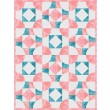 Monochromality  -fairy Frost Quilt by On Williams Street 56"x74"