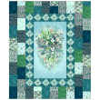 Blooming bouquet Quilt by Slightly Biased Quilts feat. Flower Lake