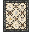 STARRY WONDER BLOSSOMS BY LADEEBUG DESIGN QUILT FEAT. FLOWER MARKET 