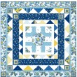 Provencial French Provencial Blue Quilt by Heidi Pridemore /58"x58"
