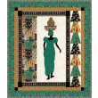 Basketry From Africa Quilt by Project House 360 /38"x44"
